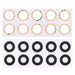 10 Pcs Back Camera Lens With Sticker For Google Pixel 2 Xl