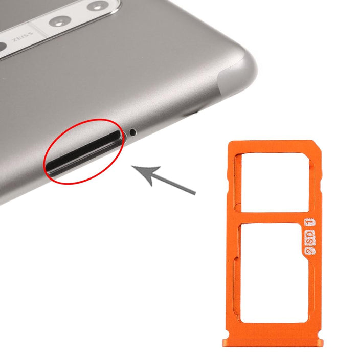 Replacement Sim Card Tray And Micro Sd For Nokia 8 / N8 Ta