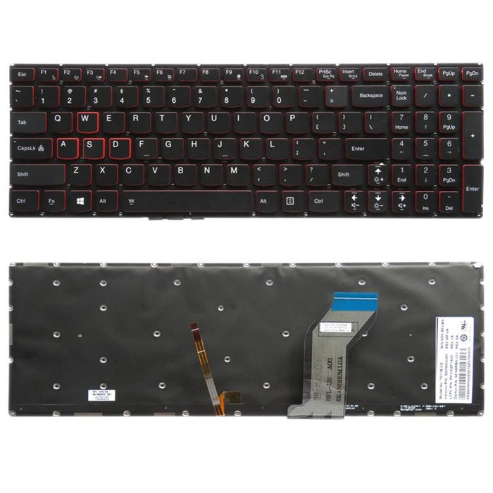 Us Version Keyboard With Keyboard Backlight For Lenovo Ideapad Y700 Y700-15 Y700-15Isk Y700-15Acz Y700-17Isk Y700-15Ise