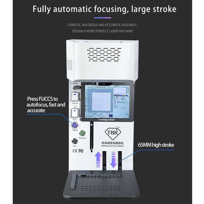 Tbk958b Automatic Mini Laser Marking Screen Separater