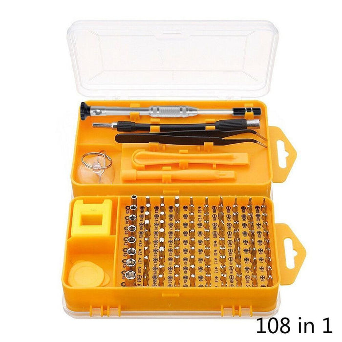 108 Piece 1 S2 Tool Steel Precision Screwdriver Nutdriver