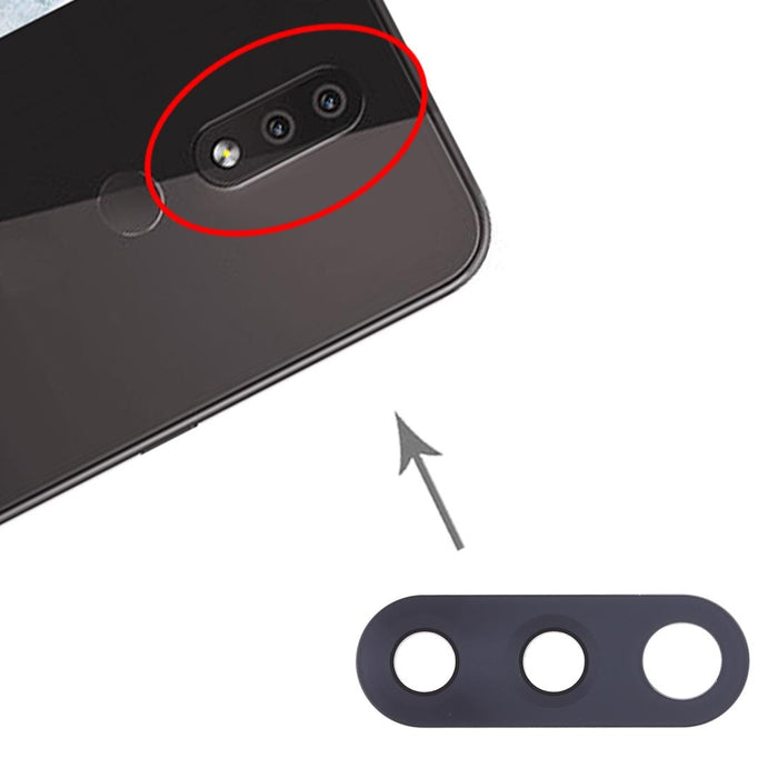 Replacement 10 Pcs Back Camera Lens For Nokia 4.2 / Ta 1184