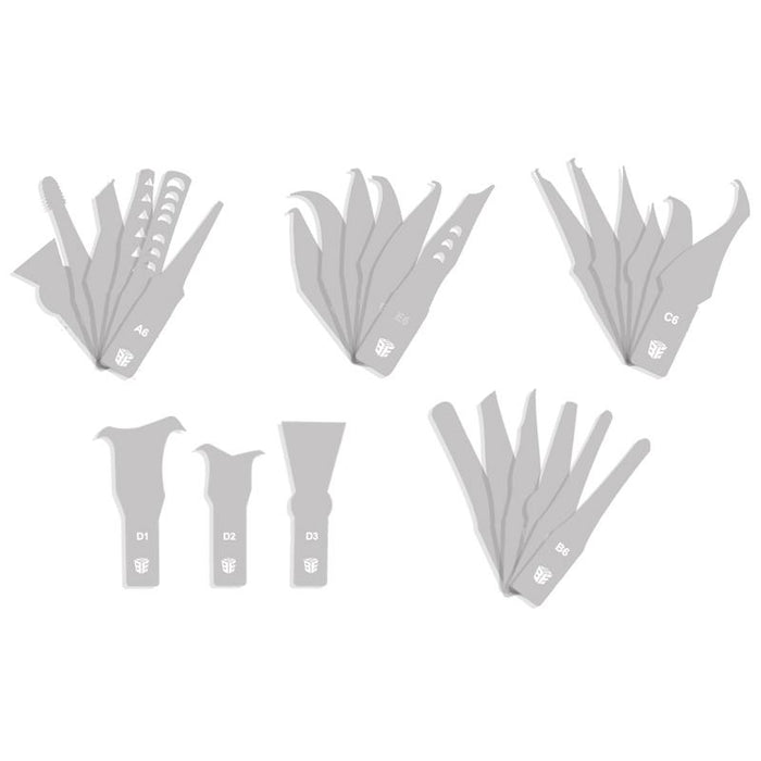 27 Piece Set Of Cutting Knives For Cpu Repair Tools