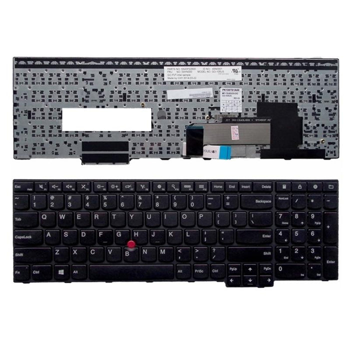 Us Version English Laptop Keyboard With Pointing Sticks For Lenovo Ibm Thinkpad E550 / E555 / E550C