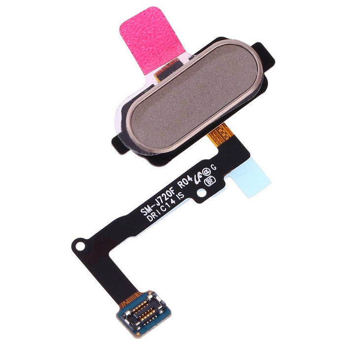 Sm J720f Fingerprint Sensor Flex Cable Gold