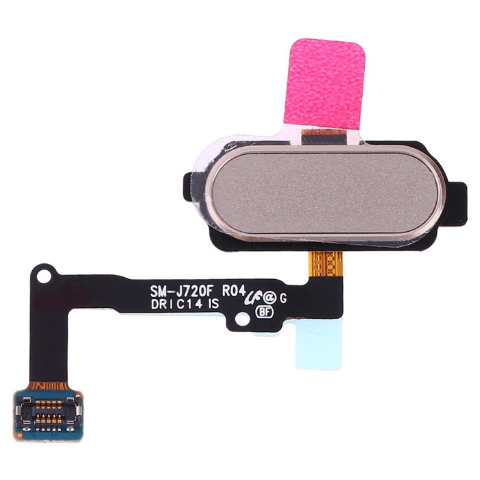 Sm J720f Fingerprint Sensor Flex Cable Gold