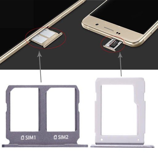 Replacement 2 Sim Card Tray Micro Sd For Galaxy A9100 / A9