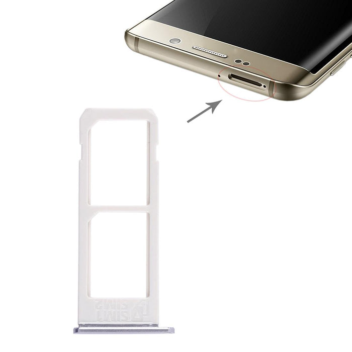 Replacement 2 Sim Card Tray For Samsung Galaxy S6 Edge Plus