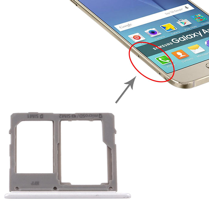 Sim Card Tray / Micro Sd For Samsung Galaxy A8 Star / A9 Sm