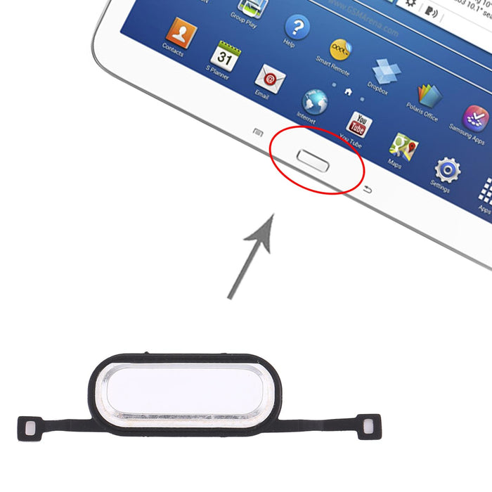 Replacement Home Key For Samsung Galaxy Tab 3 10.1 Sm