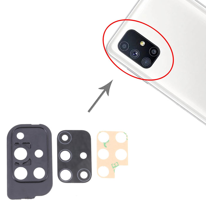 10pcs Sm M515 Camera Lens Cover For Samsung Galaxy M51