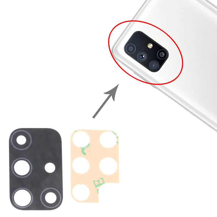 10pcs Sm M515 Back Camera Lens For Samsung Galaxy M51