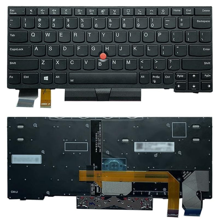 Us Version Keyboard With Back Light For Lenovo Thinkpad X13 Gen1 / L13 Gen2 5N20V43181