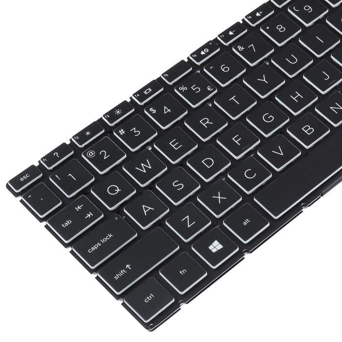 Us Version Keyboard With Keyboard Backlight For Hp 15-Da 15-Da0002Dx 15-Da0008Ca 15-Db 15-Db0003Ca Tpn-C135 Tpn-C136