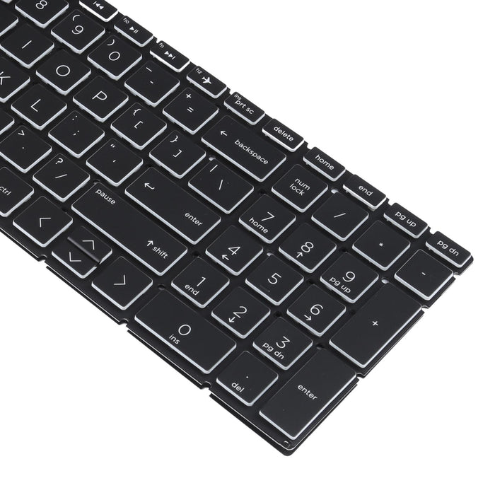 Us Version Keyboard With Keyboard Backlight For Hp 15-Da 15-Da0002Dx 15-Da0008Ca 15-Db 15-Db0003Ca Tpn-C135 Tpn-C136