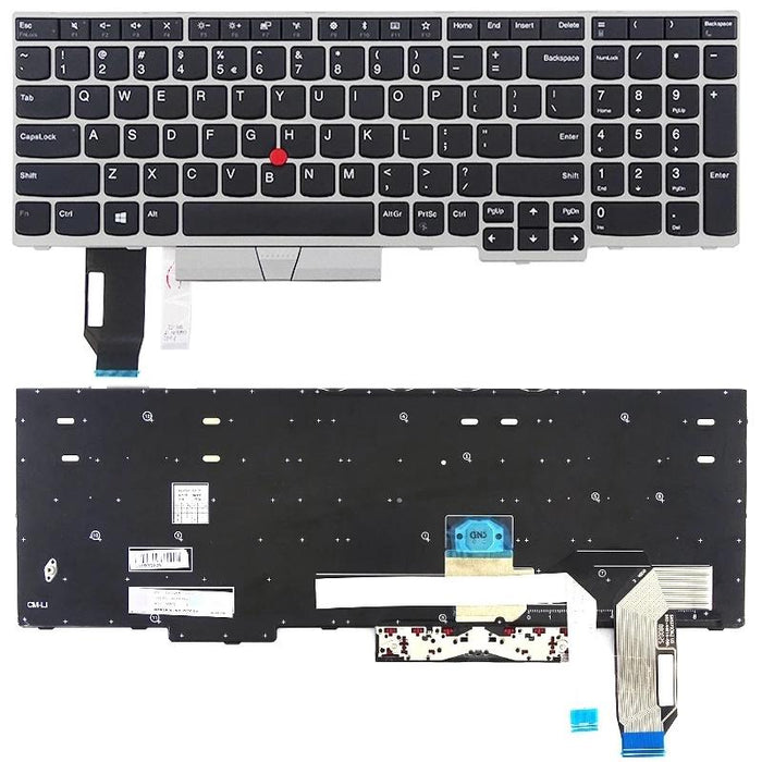 Us Version Keyboard For Lenovo Thinkpad E580 E585 E590 E595 T590 P53S L580 L590 P52 P72 P53 P73