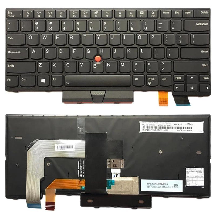 Us Version Keyboard With Back Light For Lenovo Thinkpad T470 T480 A475 A485