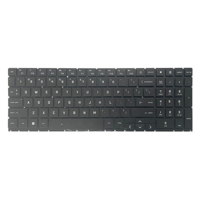 Us Version Keyboard With Colourful Backlight / Number Key For Hp Omen 15 2020 15-Ek 15-En Ek1016Tx Ek1000 Ek0018 Tpn-Q238 Tpn-Q236