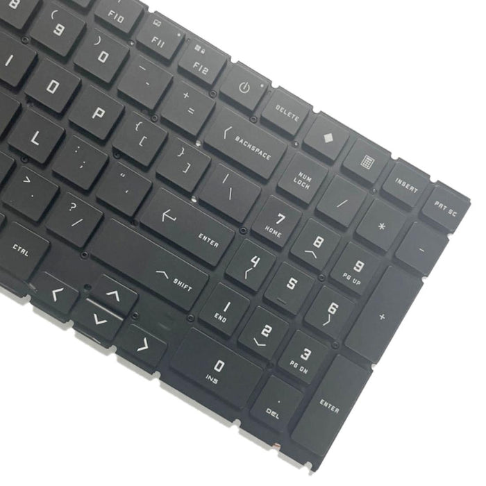 Us Version Keyboard With Colourful Backlight / Number Key For Hp Omen 15 2020 15-Ek 15-En Ek1016Tx Ek1000 Ek0018 Tpn-Q238 Tpn-Q236