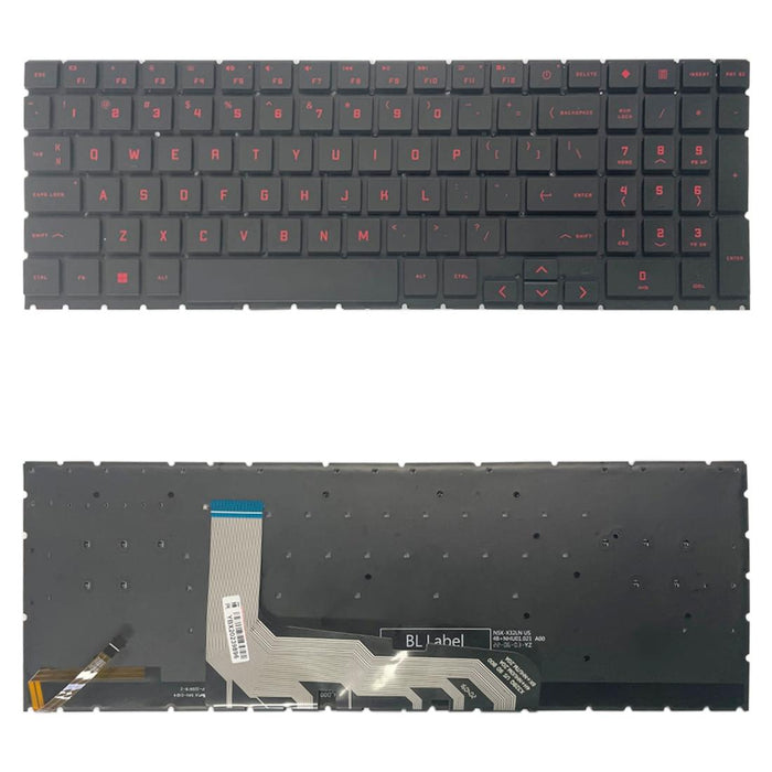 Us Version Keyboard With Backlight / Number Key For Hp Omen 15 2020 15-Ek 15-En Ek1016Tx Ek1000 Ek0018 Tpn-Q238 Tpn-Q236