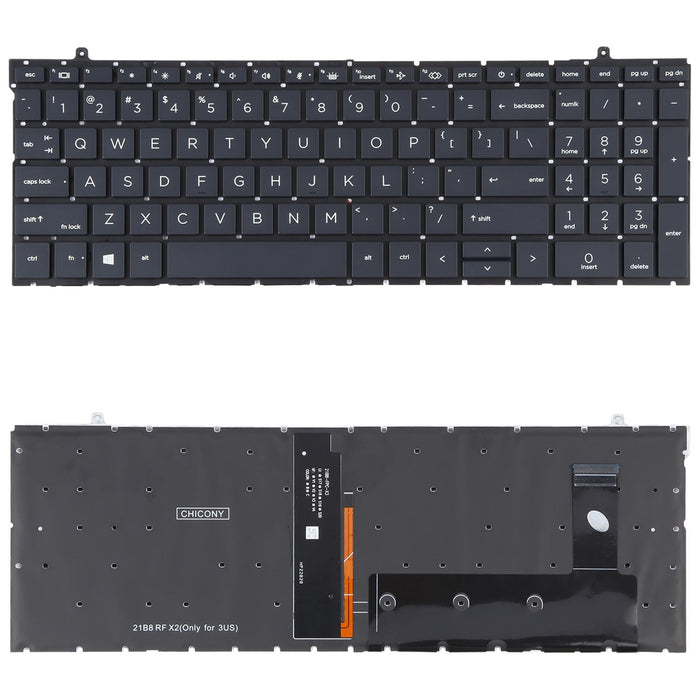 For Hp Probook 450 G9 455 G9 455R G9 Hsn-Q34C-4 Us Version Keyboard With Backlight