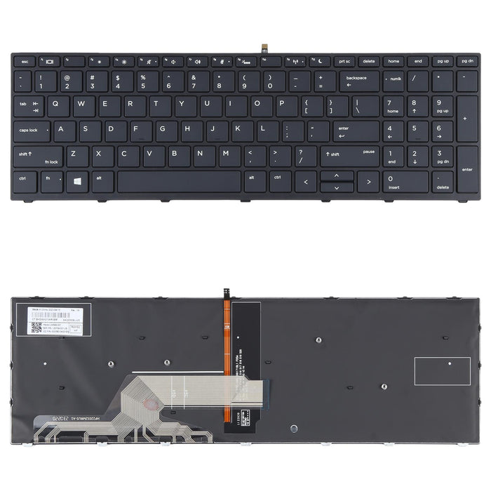 For Hp Probook 450 G5 455 G5 470 G5 650 G4 650 G5 Us Version Keyboard With Backlight Black