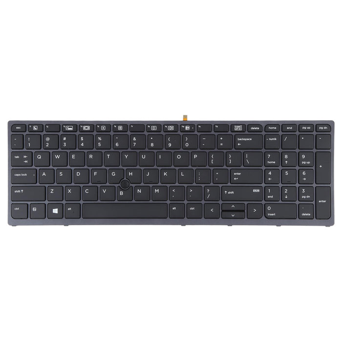 For Hp Zbook 15 G3 17 G3 Us Version Keyboard With Backlight And Pointing