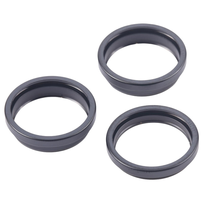 For Iphone 16 Pro Max 3Pcs / Set Rear Camera Glass Lens Metal Outside Protector Hoop Ring