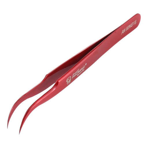 Mechanic Ak King15 Curved Tweezers High Tenacity And Durable