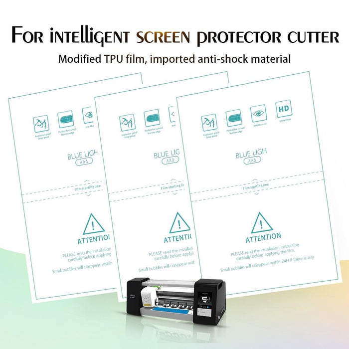 50 Pcs F0004 Anti Ray Tpu Soft Film Supplies For Protector