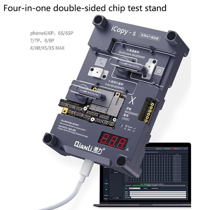 Qianli Icopy s Double Sided Chip Test Stand 4 In 1 Logic