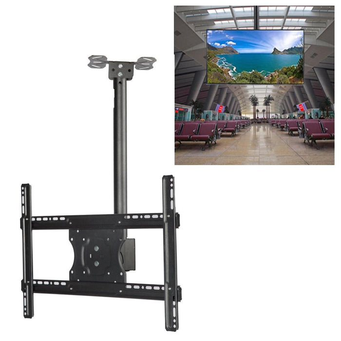 32-65 Inch Universal Height & Angle Adjustable Lcd Tv Wall-Mounted Ceiling Dual-Use Bracket - 2M