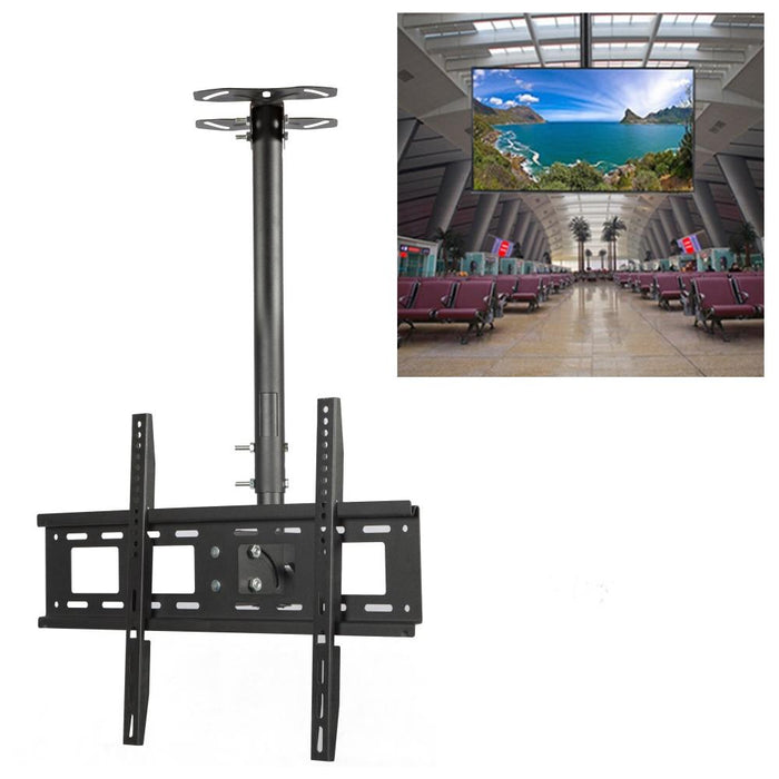 32-70 Inch Universal Height & Angle Adjustable Lcd Tv Wall-Mounted Ceiling Dual-Use Bracket - 1M