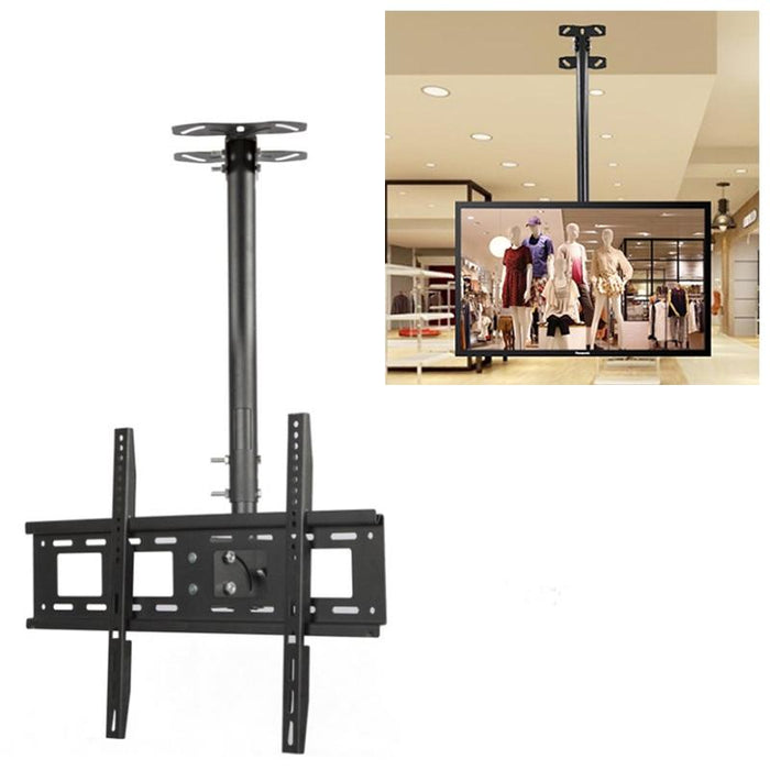 32-70 Inch Universal Height & Angle Adjustable Single Screen Tv Wall-Mounted Ceiling Dual-Use Bracket - Range 0.5-2M