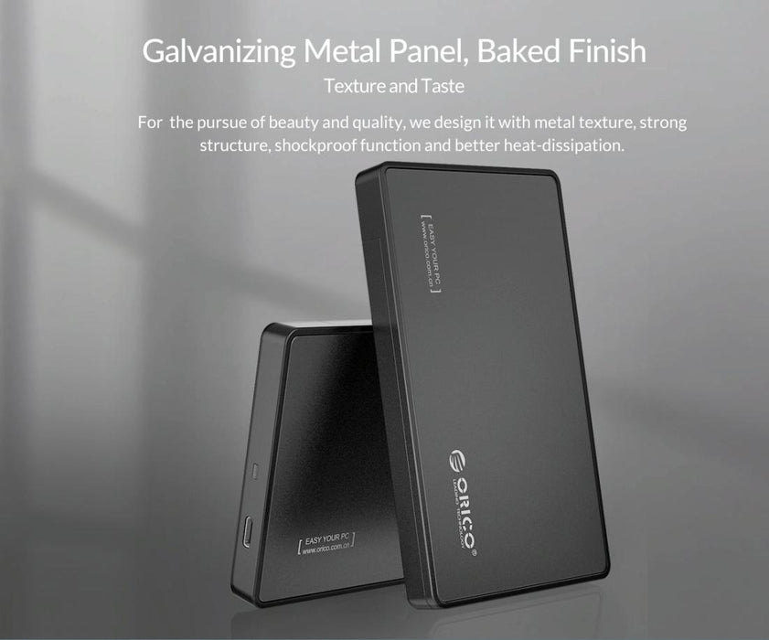 Portable 2.5 Usb-c Hdd Enclosure - Fast & Compact