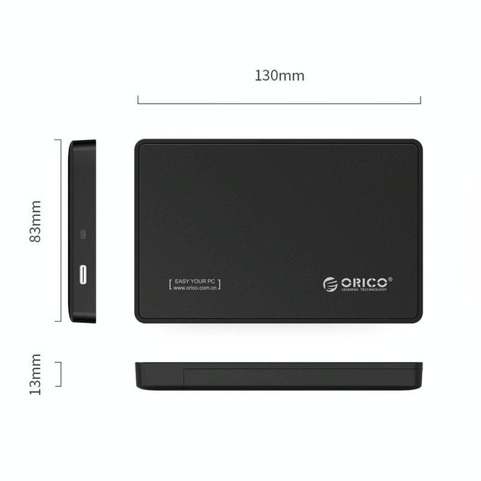 Portable 2.5 Usb-c Hdd Enclosure - Fast & Compact