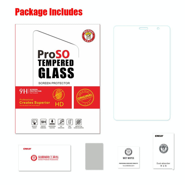 Hat-Prince 0.33Mm 9H Surface Hardness 2.5D Explosion-Proof Tempered Glass Film For Samsung Galaxy Tab A 8 2019 P200 / P205