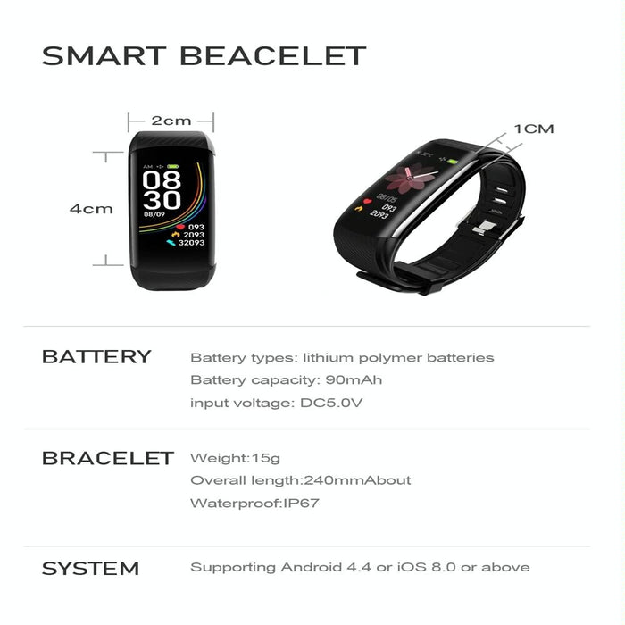 Ip67 Waterproof Smart Watch Colour Screen