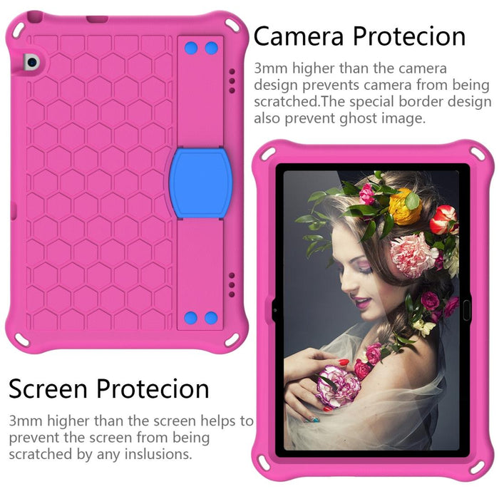 Honeycomb Design Eva + Pc Material Four Corner Anti Falling Flat Protective Shell With Strap