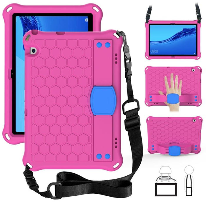 Honeycomb Design Eva + Pc Material Four Corner Anti Falling Flat Protective Shell With Strap