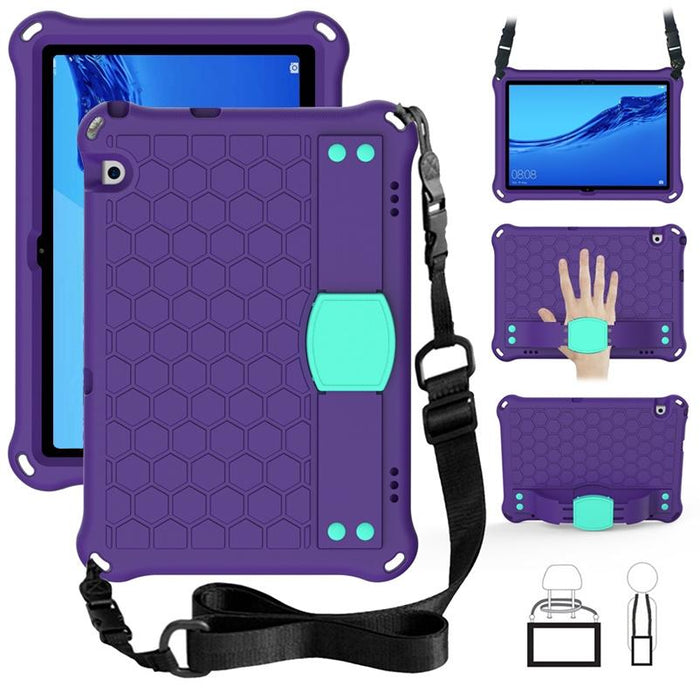 Honeycomb Design Eva + Pc Material Four Corner Anti Falling Flat Protective Shell With Strap