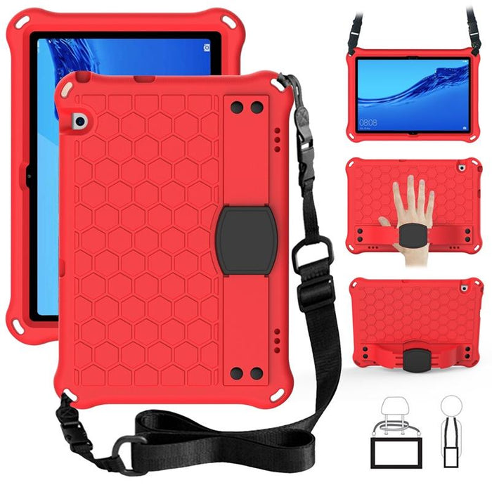 Honeycomb Design Eva + Pc Material Four Corner Anti Falling Flat Protective Shell With Strap