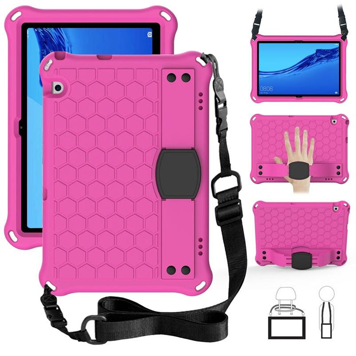 Honeycomb Design Eva + Pc Material Four Corner Anti Falling Flat Protective Shell With Strap