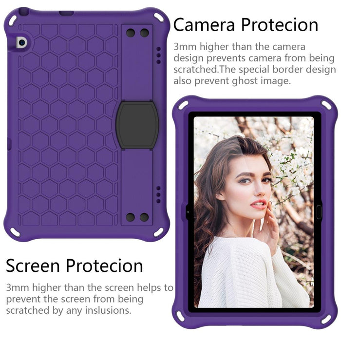 Honeycomb Design Eva + Pc Material Four Corner Anti Falling Flat Protective Shell With Strap