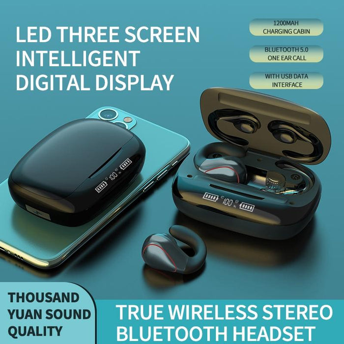 T20 Tws Touch Wireless Bluetooth 5.0 Earphone With Three Led Battery Display & Charging Box