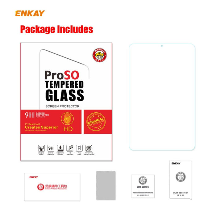 For Samsung Galaxy Tab A 8.4 2020 Hat-Prince 0.33Mm 9H Surface Hardness 2.5D Explosion-Proof Tempered Glass Screen Protector