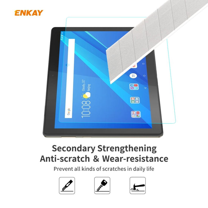 For Lenovo Smart Tab M10 10.1 Hat-Prince 0.33Mm 9H Surface Hardness 2.5D Explosion-Proof Tempered Glass Screen Protector