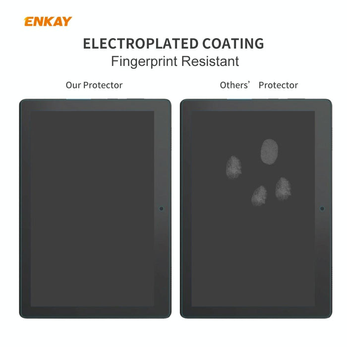 For Lenovo E10 Tb-X104F 10.1 2 Pcs Hat-Prince 0.33Mm 9H Surface Hardness 2.5D Explosion-Proof Tempered Glass Screen Protector