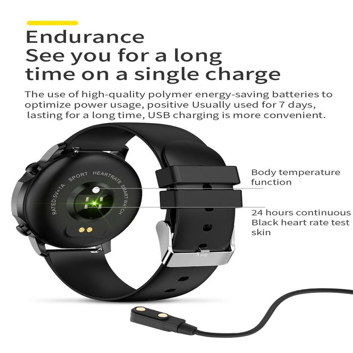 Ip67 Waterproof Smart Watch Heart Rate Monitoring