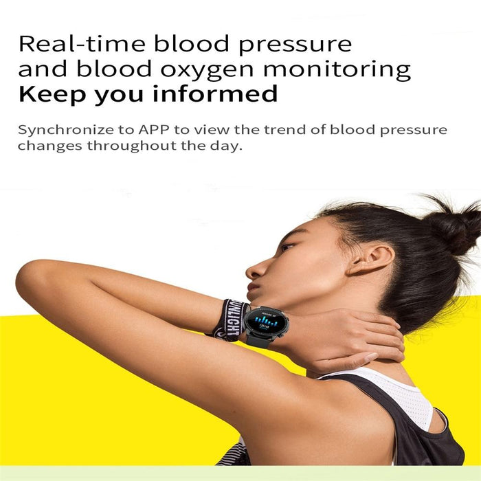 Ip67 Waterproof Smart Watch Heart Rate Monitoring